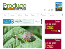 Tablet Screenshot of producegrower.com